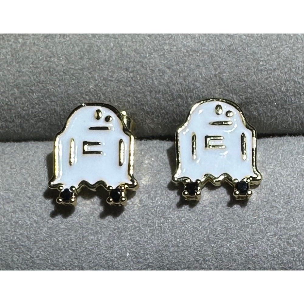 Gold Star Wars Earrings R2D2 Halloween Stud Earrings